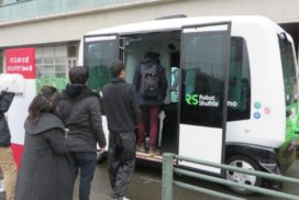 Kyushu University to Begin Holding Demonstration Tests of Autonomous Bus Technology