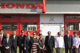 Honda Establishes After-Sales Service Center in Myanmar