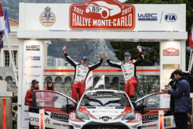 Toyota Places Second in World Rally Championship Opener