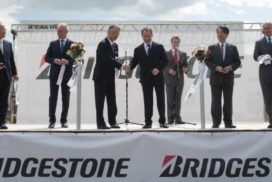 Bridgestone Holds Opening Ceremony for New Tire Factory in Russia