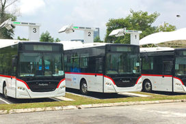 NEDO Begins Demonstration Tests of Large Electric Buses in Malaysia