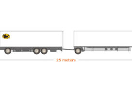 Yamato Transport Adopts 25-Meter Double-Trailer Truck