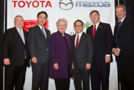 Toyota, Mazda Select Huntsville Alabama for New JV Plant